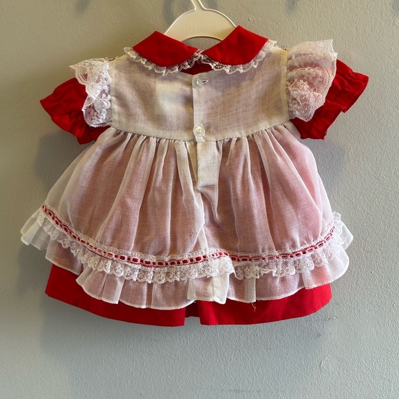 Mini Togs Red Baby Dress - Picture 3 of 8
